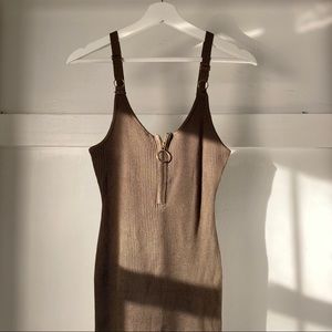 Army Green BodyCon Dress